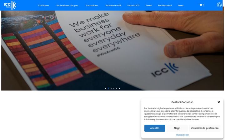 Screenshot of iccitalia.org