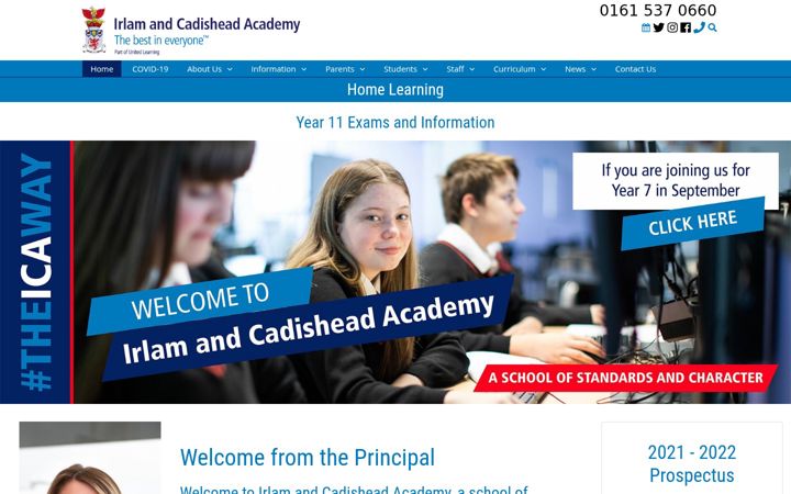 Screenshot of iccollege.org.uk