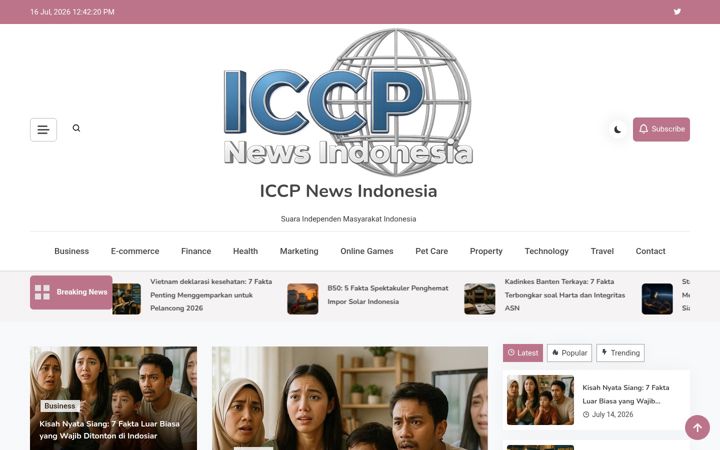 Snimka zaslona za iccp-iamas.org