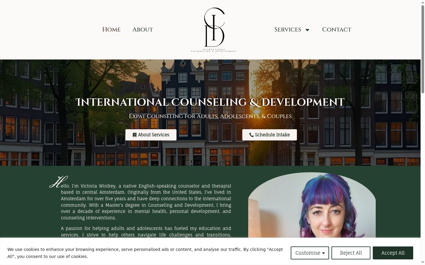 Screenshot van de toestemmingsbanner zoals getoond vóór enige interactie