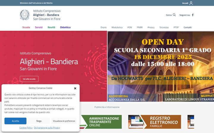 Screenshot of icdantesgf.edu.it
