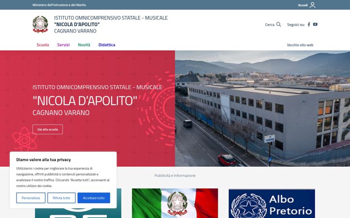 Screenshot of icdapolito.edu.it