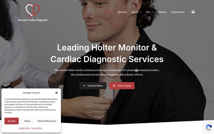 Screenshot of icdcardiac.com
