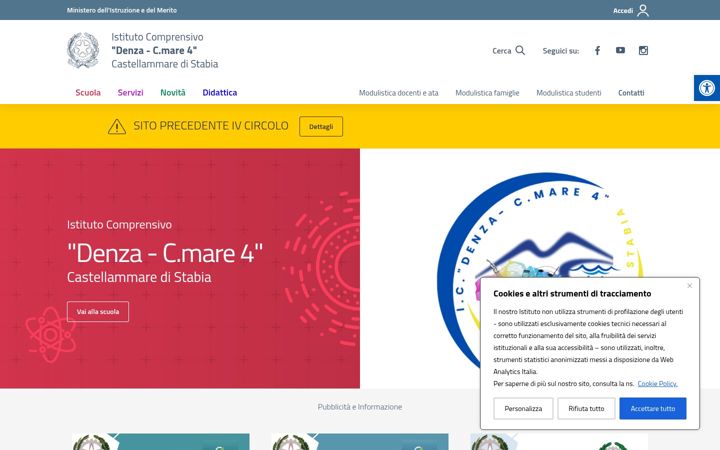 Screenshot of icdenza.edu.it
