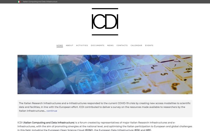 Screenshot of icdi.it