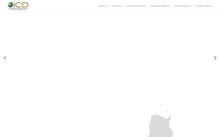 Screenshot of icdphilippines.org