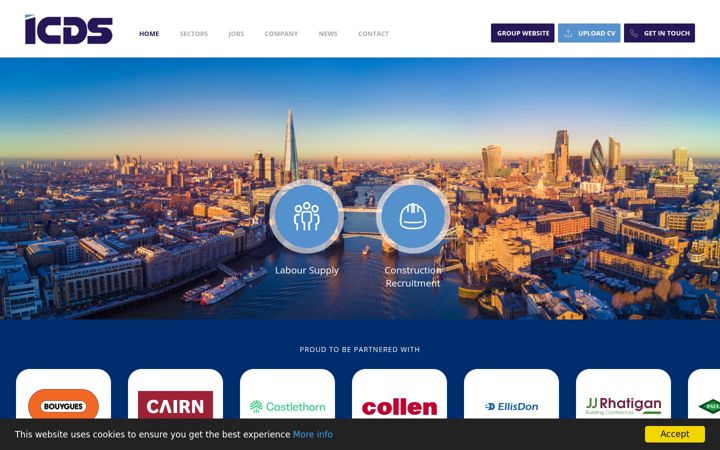 Screenshot of icdsuk.com