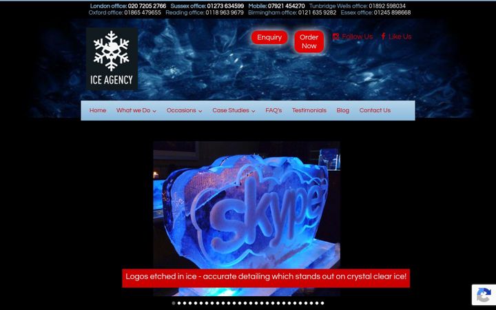 Screenshot of ice-agency.com