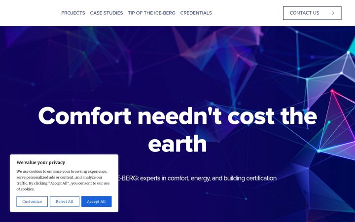 Screenshot of ice-berg.co.uk
