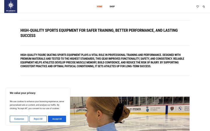 Screenshot of ice-crystal.com