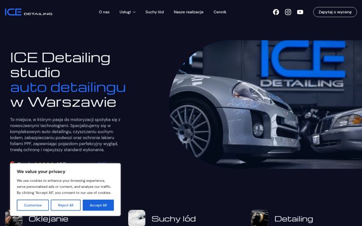 Screenshot of ice-detailing.pl