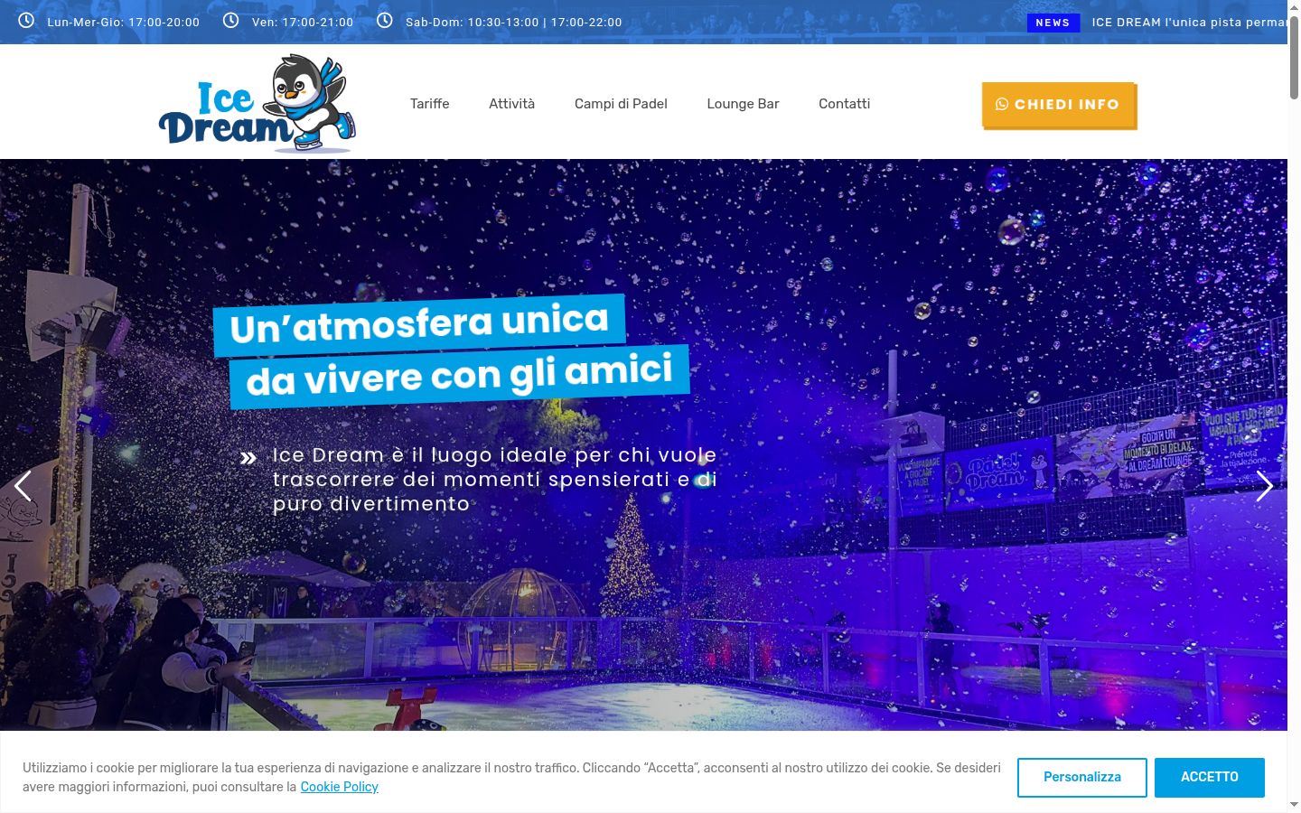 Ekrānuzņēmums ar piekrišanas baneri, kas tika rādīts pirms jebkādas mijiedarbības