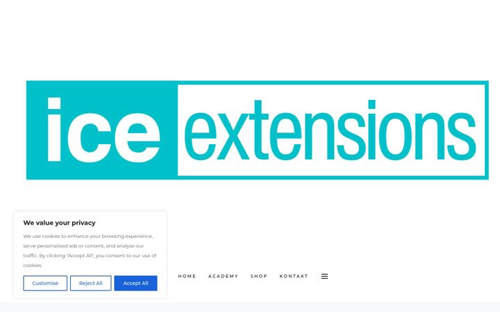 Screenshot of ice-extensions.com