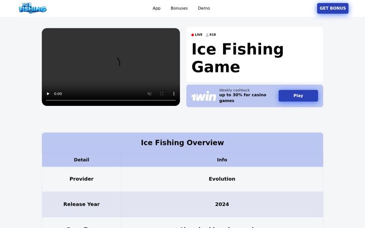 Screenshot von ice-fishing-game.co.uk