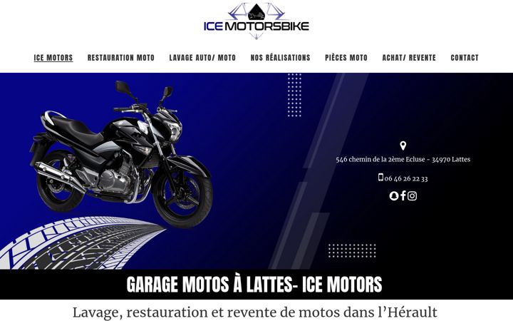 Screenshot of ice-motors.fr