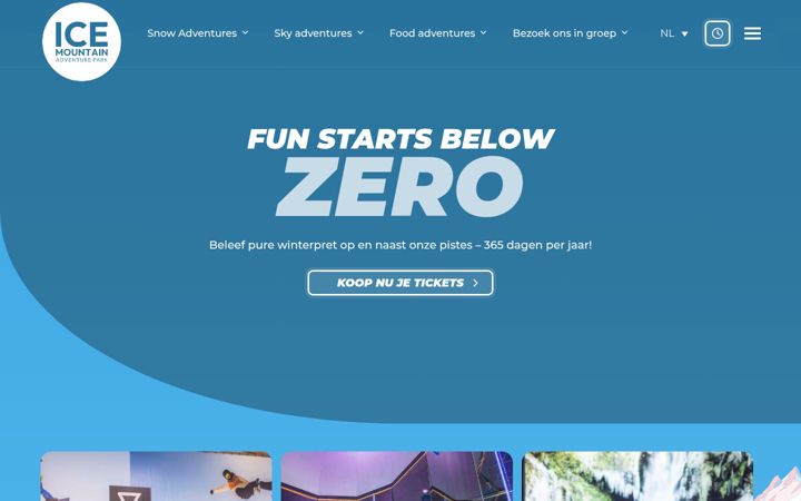 Screenshot of ice-mountain.com