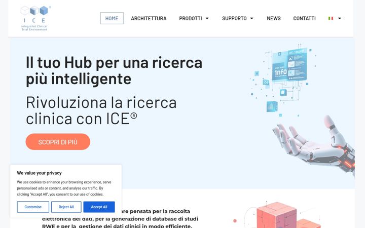 Screenshot of ice-platform.com