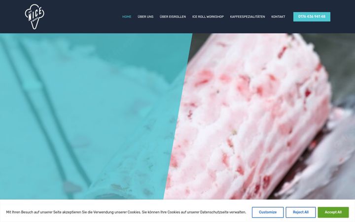 Screenshot of ice-roll.de