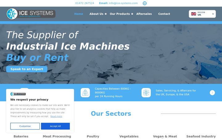 Screenshot of ice-systems.co.uk