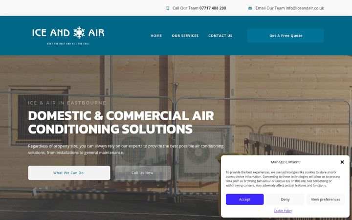 Screenshot of iceandair.co.uk