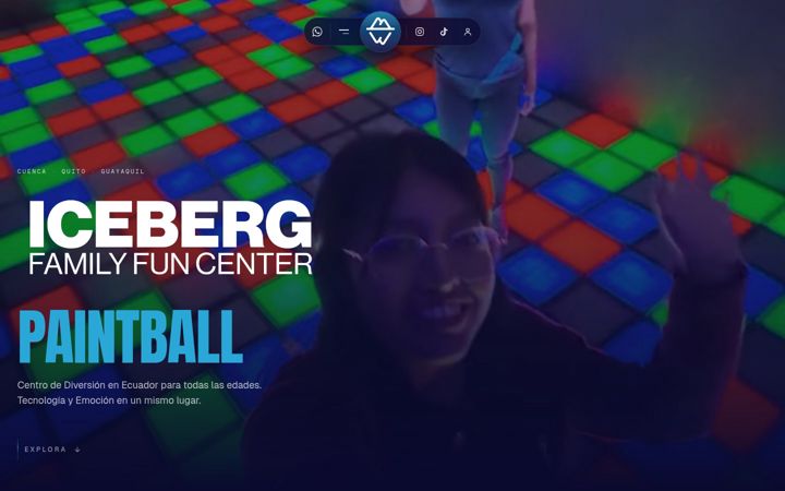 Screenshot of icebergecuador.com