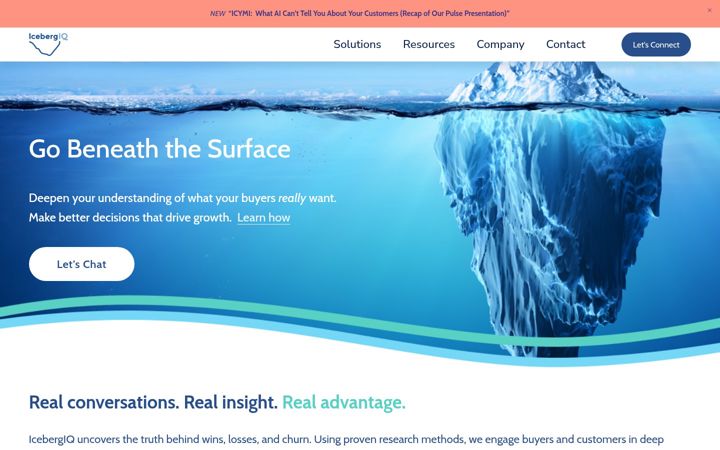 Screenshot of icebergiq.com