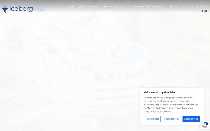 Skärmbild av icebergviviendas.com