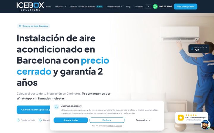 Screenshot of icebox.es