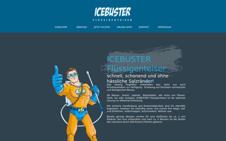 Screenshot of icebuster.de