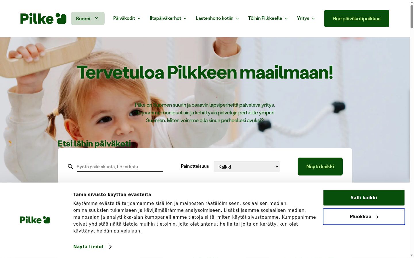 Sutikimo reklamjuostės, rodytos prieš bet kokią sąveiką, ekrano kopija