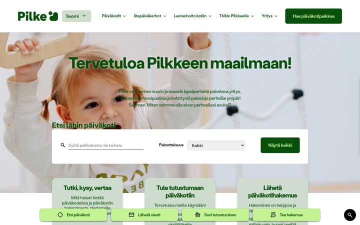 Screenshot of icec.fi