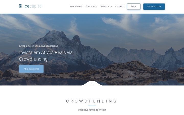 Screenshot of icecapital.com.br
