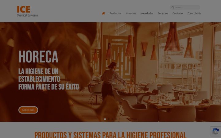 Screenshot of icechemical.com