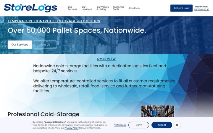 Screenshot of icecostorelogs.co.uk