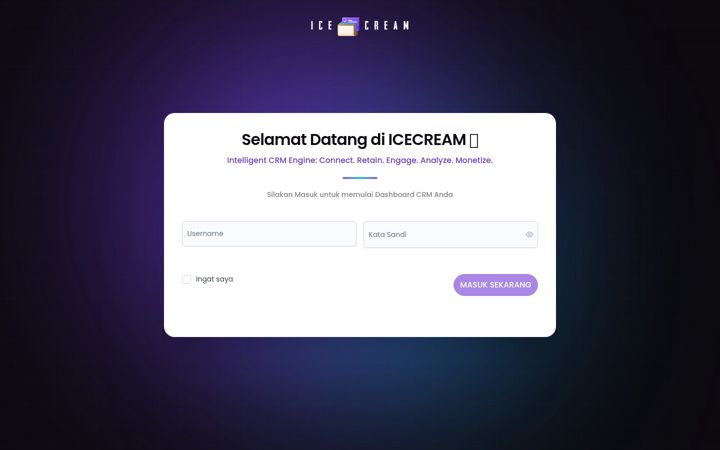 Screenshot of icecreamcrm.app