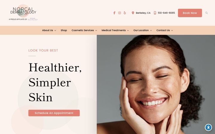 Skärmbild av icecreamderm.com