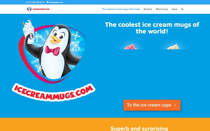 Screenshot of icecreammugs.com