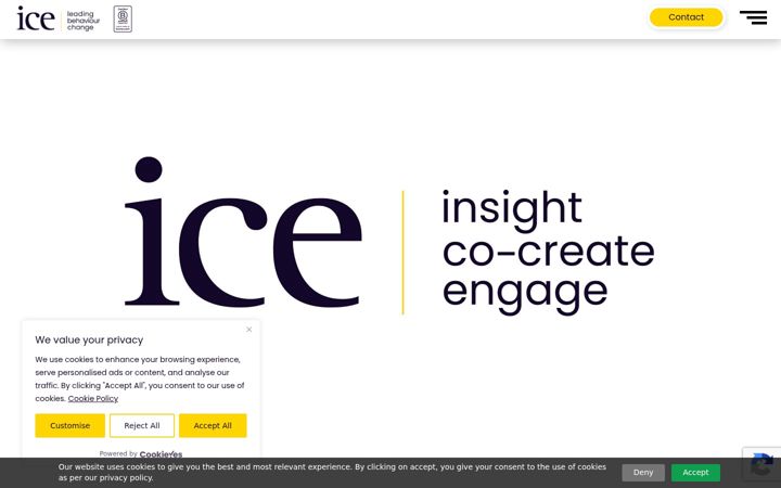 Screenshot of icecreates.com