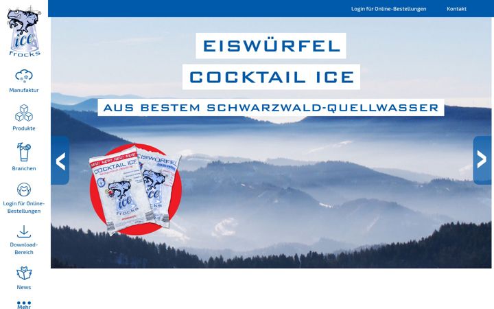 Screenshot of icefrocks.com