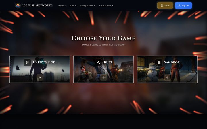 Screenshot of icefuse.net