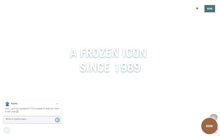 Screenshot of icehotel.com