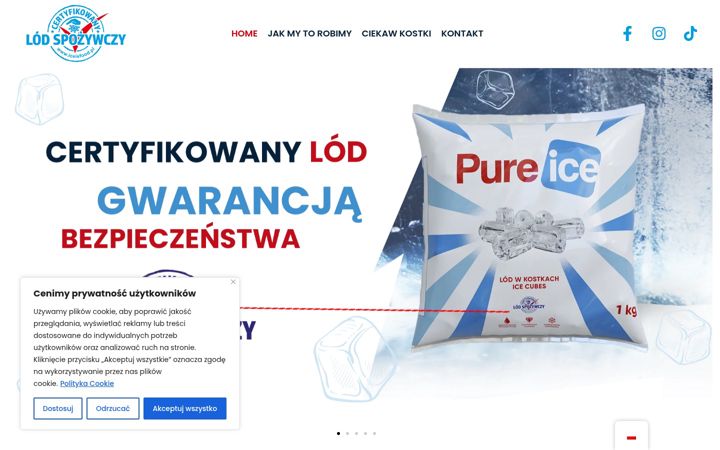 Screenshot of iceisfood.pl