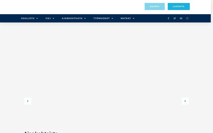 Screenshot of icej.fi