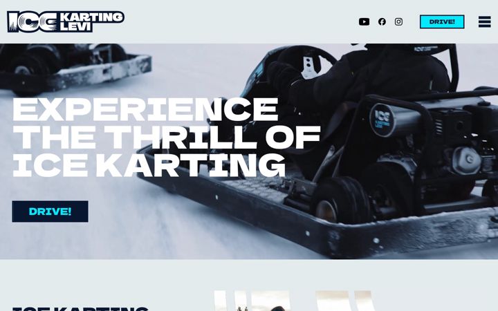 Screenshot of icekarting.fi