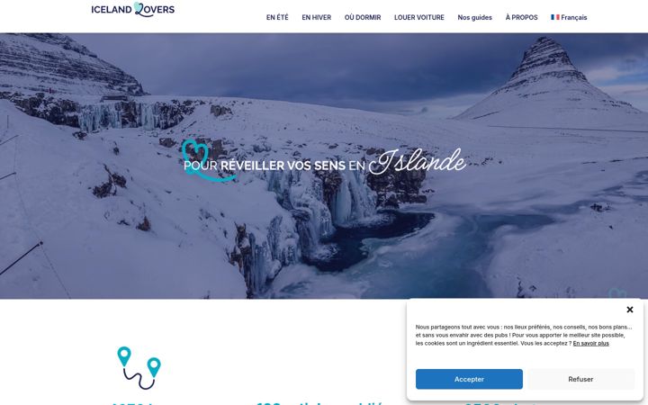 Screenshot of iceland-lovers.com