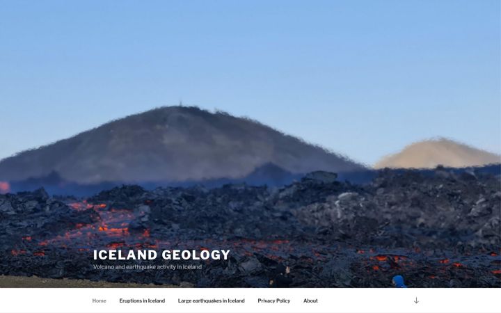 Screenshot of icelandgeology.net