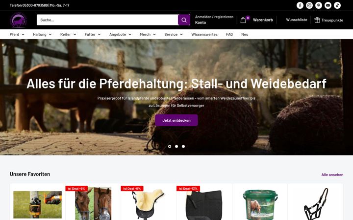 Screenshot of icelandic-horse.com