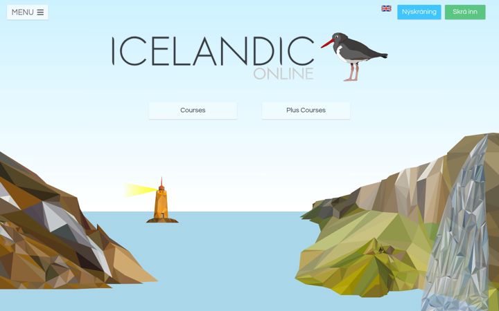 Screenshot of icelandiconline.com