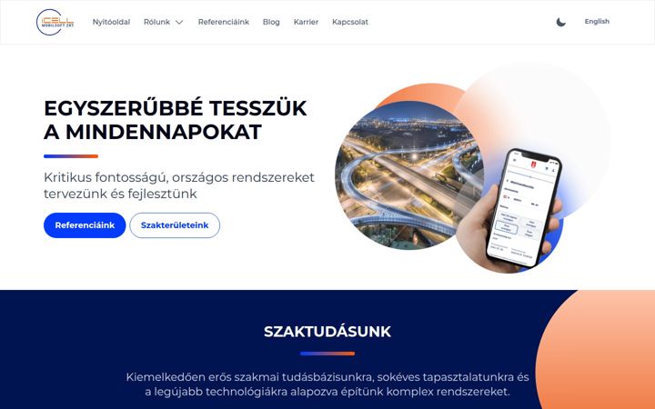 Skjámynd af icellmobilsoft.hu