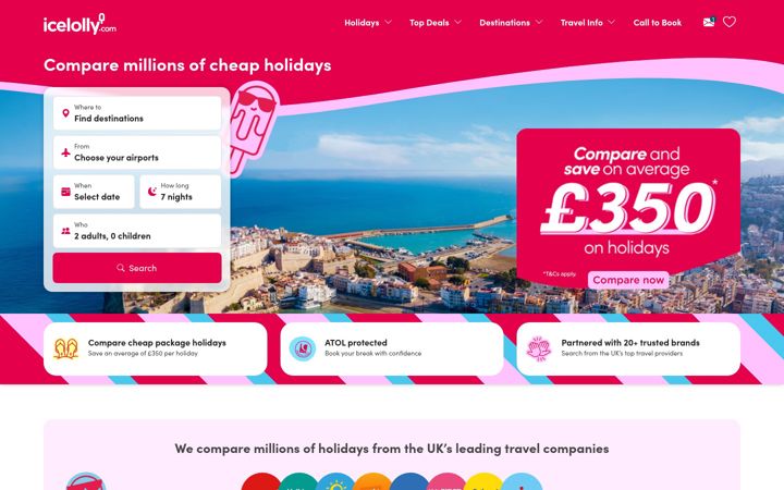 Screenshot of icelolly.com